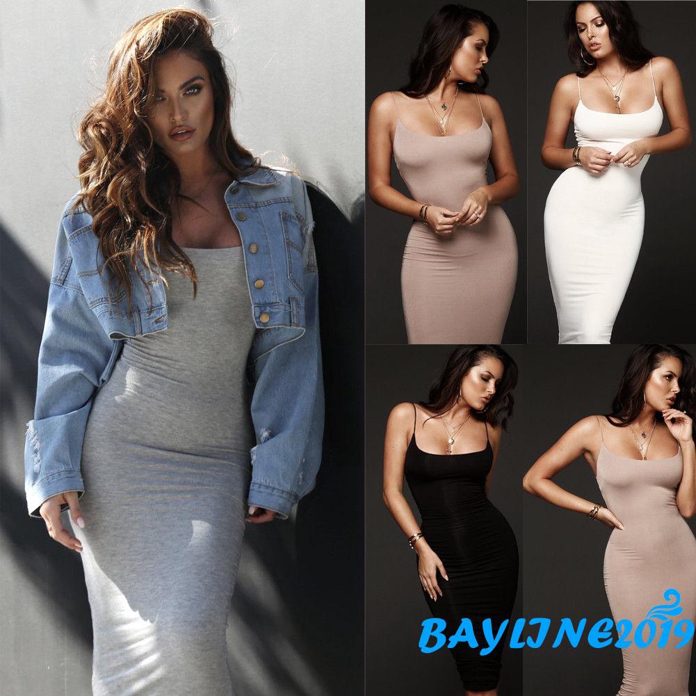 Đầm ôm body cổ yếm phong cách quyến rũ cho nữ