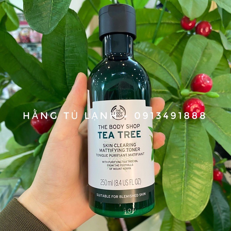 Toner Da Dầu Mụn The Body Shop Tea Tree Skin Clearing Mattifying Toner