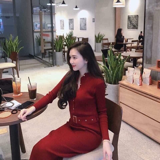 Váy len body lên dáng siêu đẹp