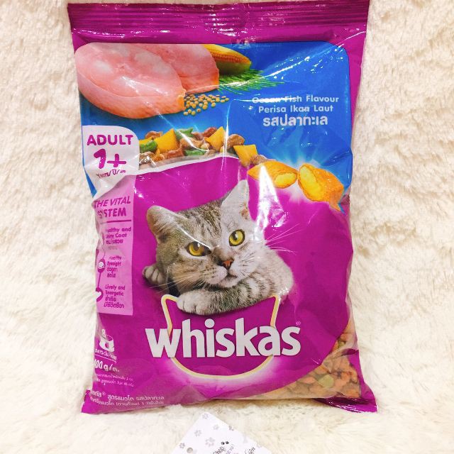 Thức ăn cho mèo WHISKAS vị cá biển 400g