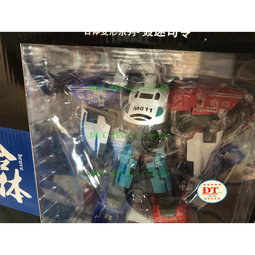 ĐỒ CHƠI HỘP RÁP ROBOT BIẾN HÌNH 3 TÀU CAO TỐC
