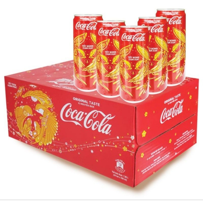 Coca Cola  Thùng 24 lon