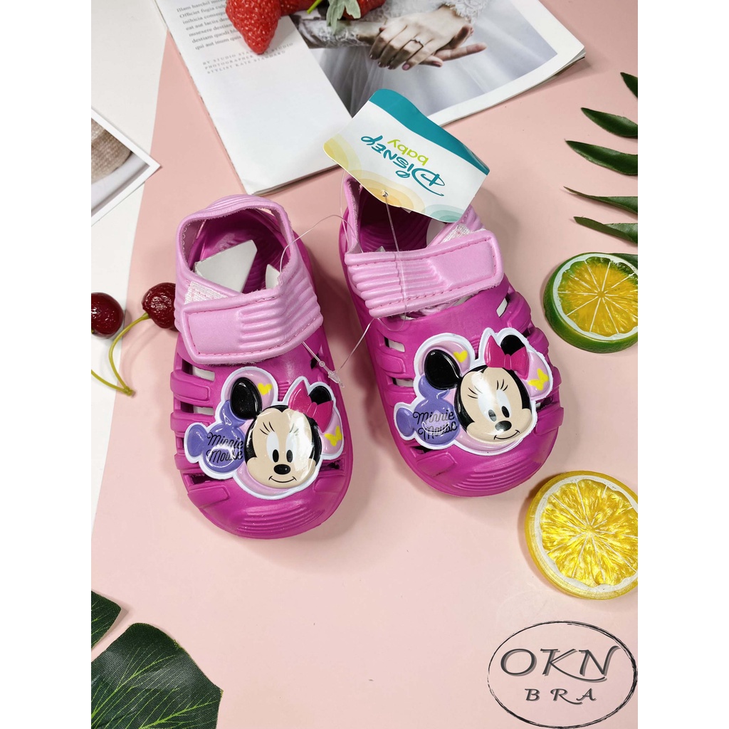 Giày tập đi cho bé gái 6 tháng - 2 tuổi hãng DISNEY Mickey THÁI LAN