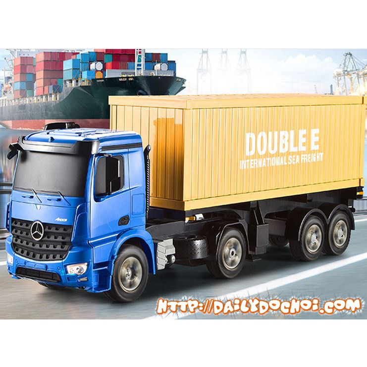 dochoi.vn CT35 xe container cỡ lớn điều khiển pin sạc tỉ lệ 1:20 Hàng mới 100%