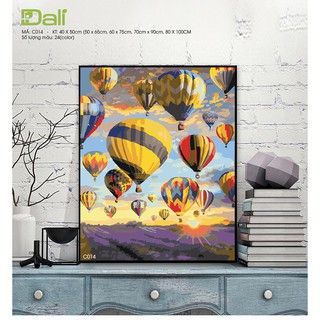 Tranh treo tường tự tô màu số hóa DALI Tranh Bình yên C014