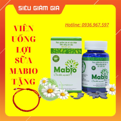 Viên uống lợi sữa Mabio ❤️[ CHÍNH HÃNG ] ❤️ Giúp nâng cao chất lượng và số lượng sữa mẹ.