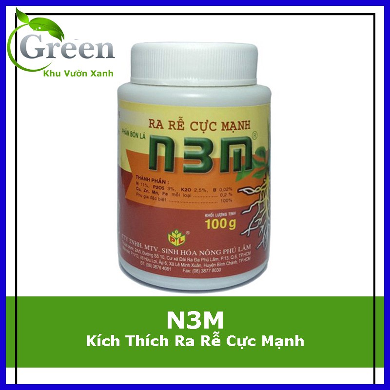 Phân bón lá ra rễ cực mạnh N3M 100g