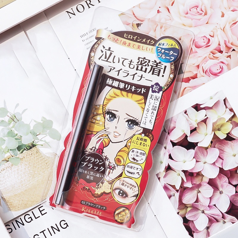 【Miễn phí vận chuyển】Kẻ mắt Kiss Me hàng Auth kẻ mắt nước lâu trôi không lem, bút kẻ mắt chống nước0.4g | BigBuy360 - bigbuy360.vn