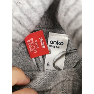 [2-6Y] Áo len cổ lọ Anko