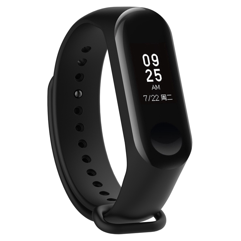 Dây Đeo Thay Thế Chất Liệu Silicon Thiết Kế Nhiều Lỗ Thời Trang Cho Xiaomi Mi Band 3/4
