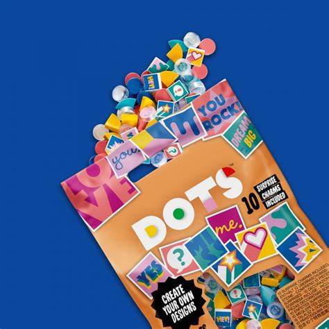 41916 Đồ chơi lắp ráp Iego Extra DOTS - series 2 - Chi tiết cộng thêm đầy màu sắc - Đồ chơi xếp hình