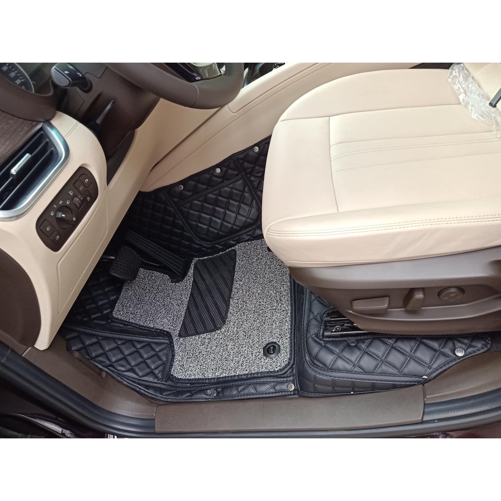 Thảm lót sàn ôtô da Cacbon cho Vinfast Lux SA