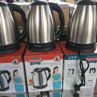Ấm Siêu Tốc 1.8L SUNHOUSE  MODEL: SHD1182 [ Bảo hành 12 tháng, đổi mới trong 1 tuần]