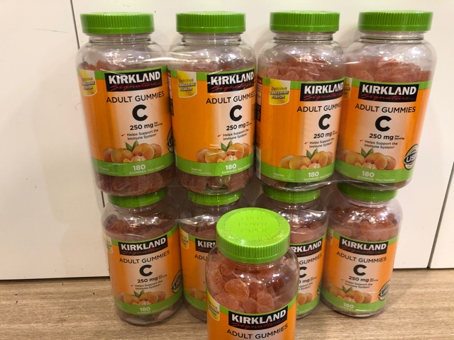 Vitamin C kẹo dẻo Kirkland hàng nhập Mỹ date Tháng 2/2021