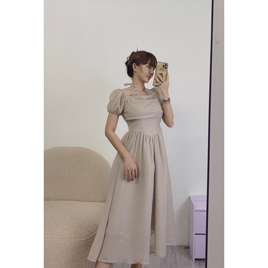 Đầm Myri cổ yếm bèo ( có bigsize cho nàng chubby ) H71