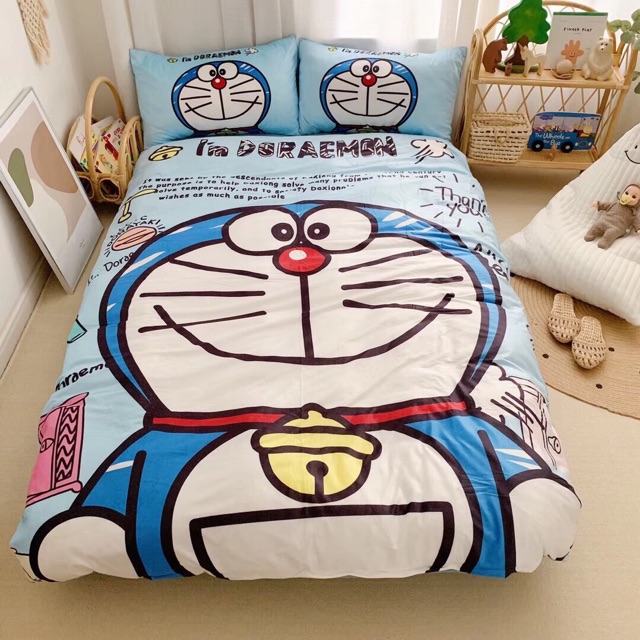 Bộ chăn ga nỉ nhung 5D chất đẹp cho bé