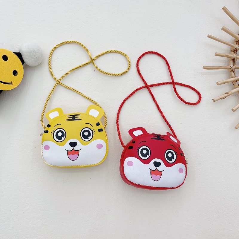 Túi Đeo Chéo Vai Mini Hình Chú Hổ Dễ Thương Dành Cho Bé Gái
