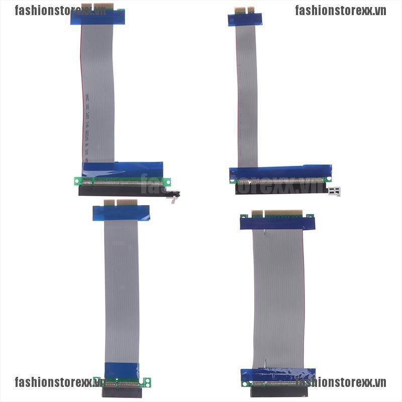 FASI PCI-E Express 16X/8X/4X Riser Card Extender Extension Ribbon Flexible Cable VN