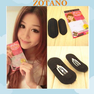 Kẹp mái phồng tóc set 2 miếng dài KT25