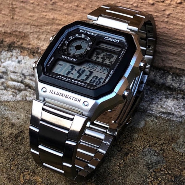 Đồng hồ nam world time 1200 Casio chính hãng