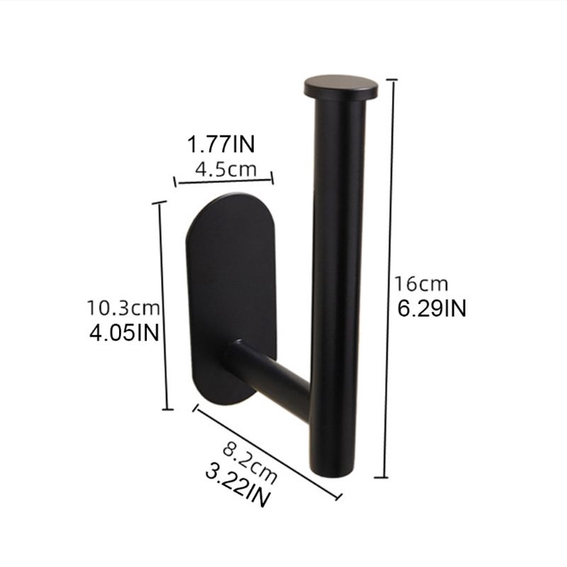 youyo*Giá Treo Giấy Vệ Sinh Bằng Thép Không Gỉ