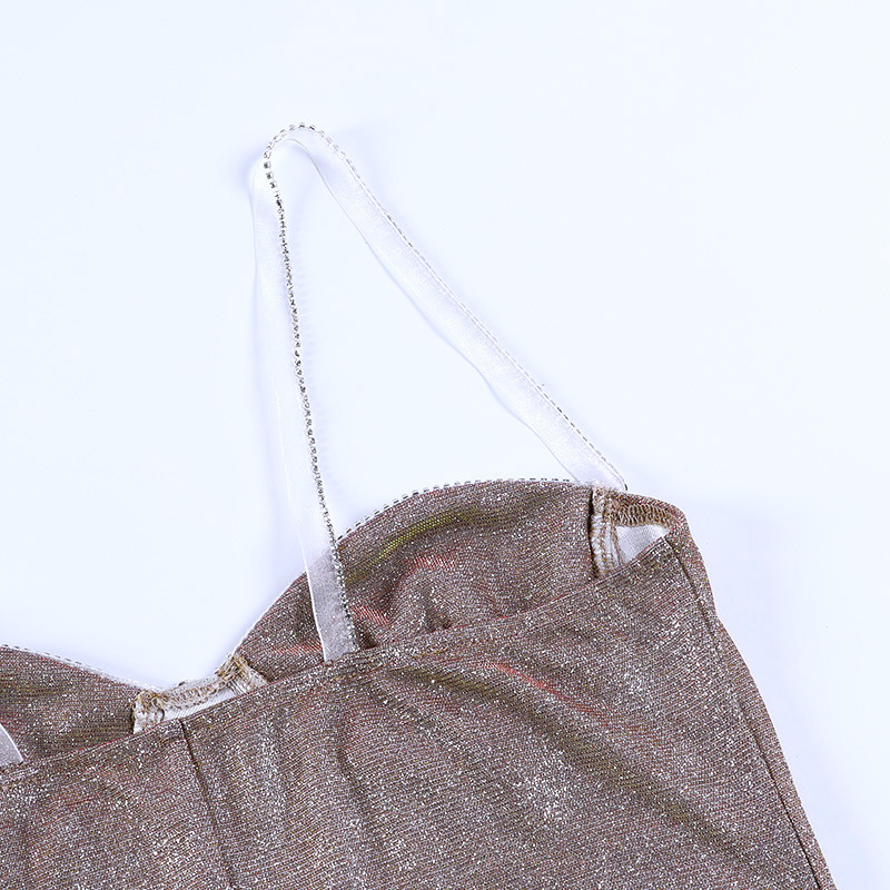 DUNEA Đầm hai dây hở vai ôm dáng thời trang quyến rũ dành cho nữ