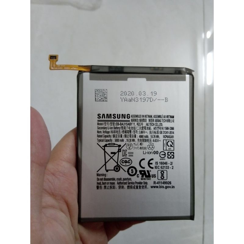 Pin cho Ss Galaxy A31 - EB-BA315ABY 5000mAh bảo hành 6 tháng.