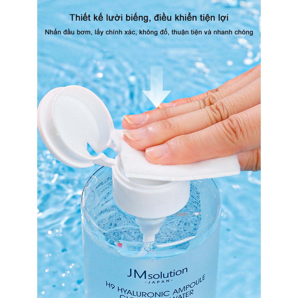 JM Nước tẩy trang nhẹ nhàng không gây kích ứng Axit Hyaluronic JMSOLUTION 500ml