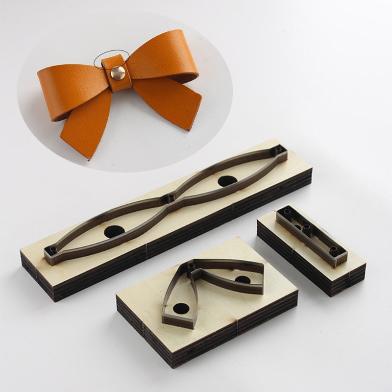 Khuôn Kim Loại Cắt Da / Thắt Nút Trang Trí Ba Lô DIY