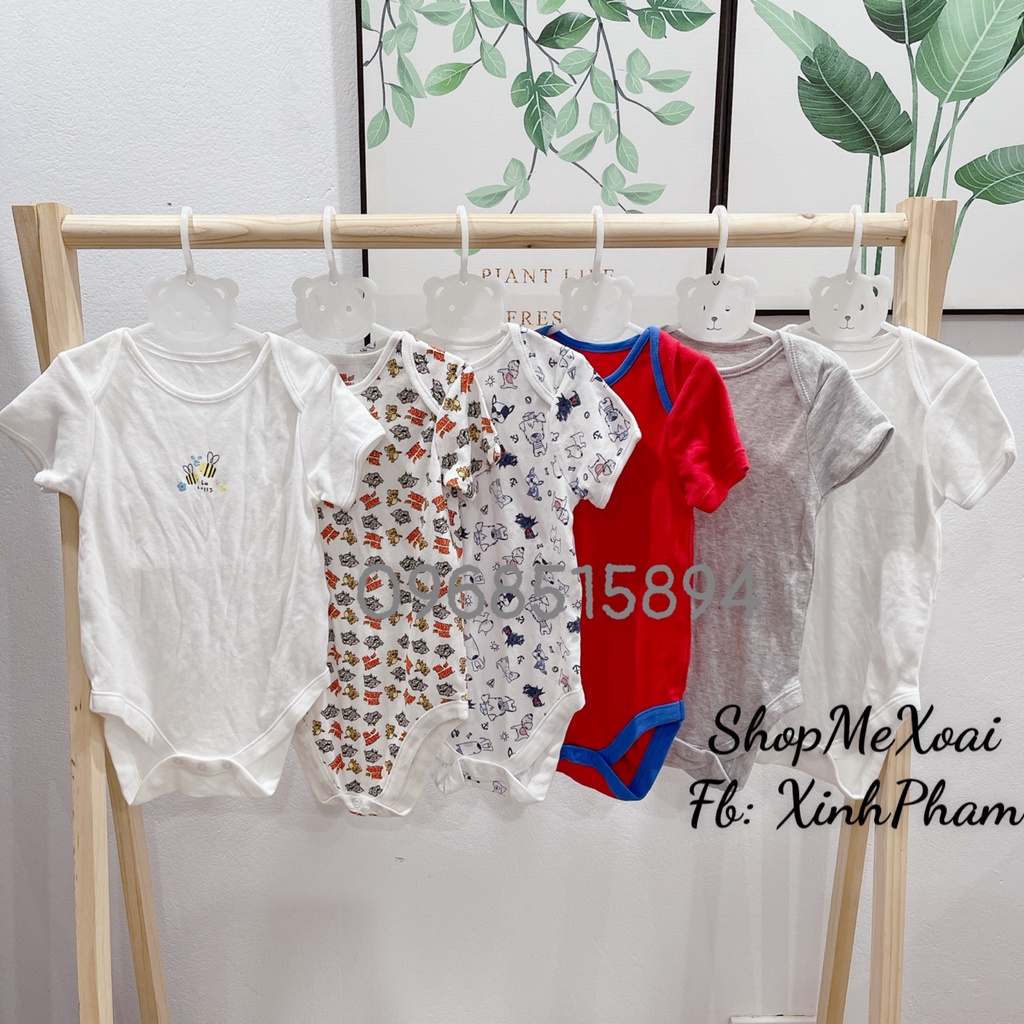 BODYSUIT CARTER SIZE 36M,BODYCHIP CỘC TAY 3y MIX HÃNG CHO BÉ 12-14,5kg