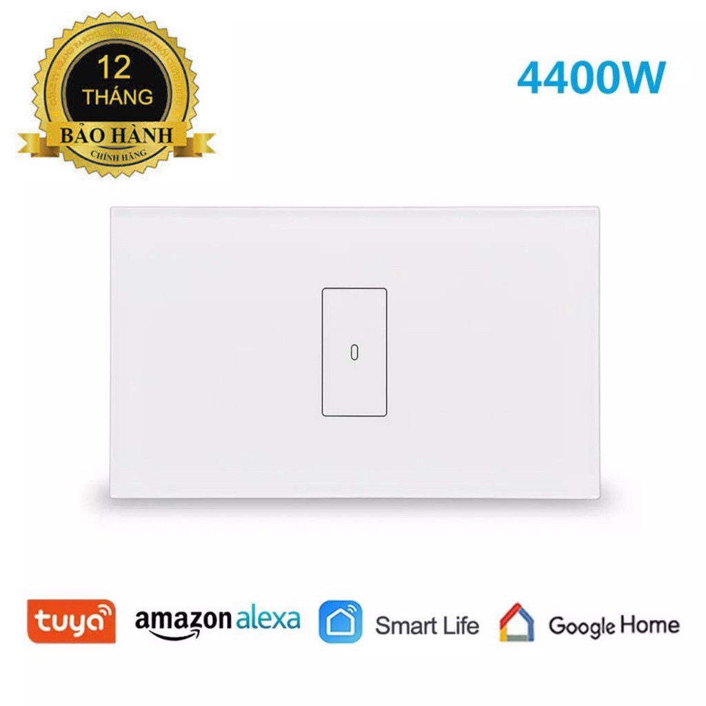 Công tắc 20A cảm ứng Bình Nóng Lạnh WIFI - TUYA.Smart life 20A