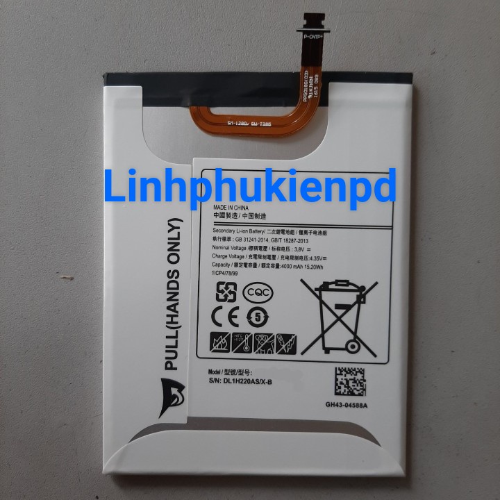 Pin Samsung Galaxy Tab A 7.0"/t280/t285/T282/T285M/T285N/T287/EB-BT280ABE