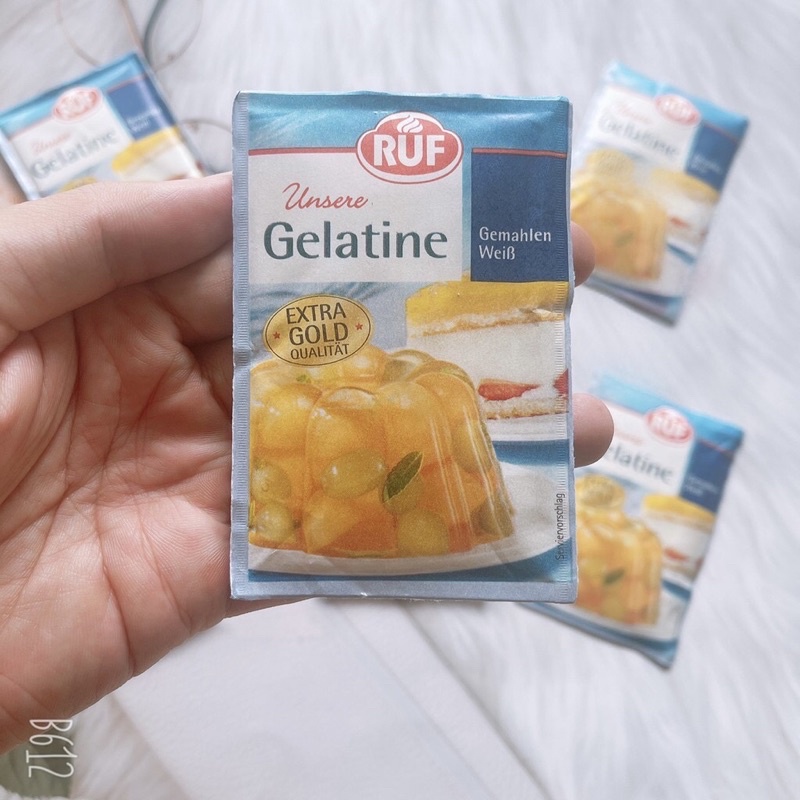 Bột Gelatin Hữu Cơ Ruf Làm Thạch, Kẹo Cho Bé Date 9/2022