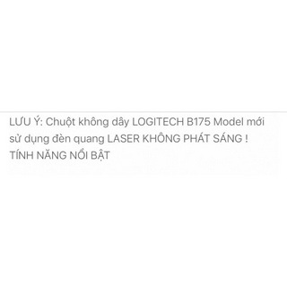 Chuột không dây Logitech B175