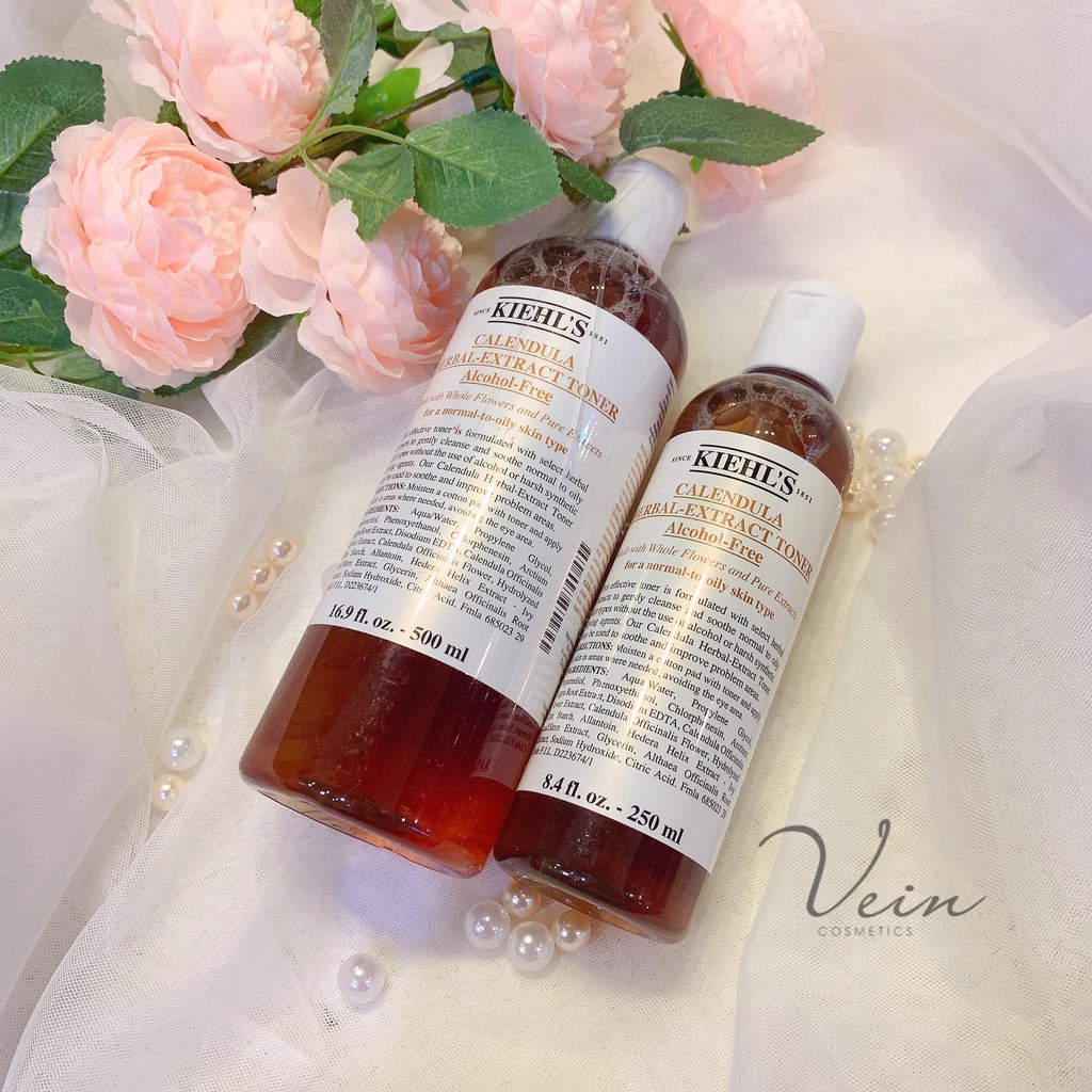 Toner Kiehls Hoa Cúc - Kiehls Calendula Herbal Extract Alcohol-Free Toner 250ml-500ml_Có BILL