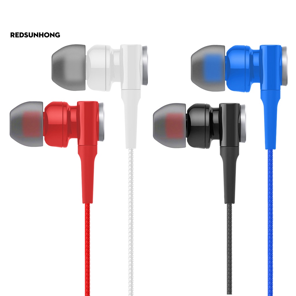 Tai Nghe Nhét Tai 3.5mm Có Dây Âm Thanh Siêu Nhẹ Cho Điện Thoại