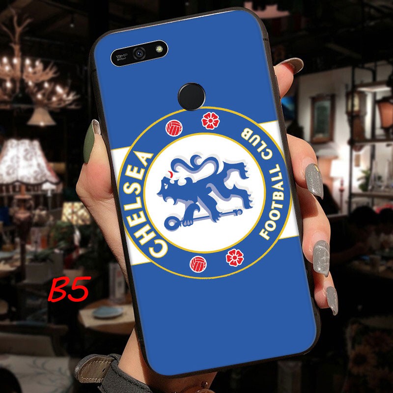 Ốp điện thoại silicone mềm hình đội Chelsea cho Huawei Y6 Y7 Y9 Prime 2019 Y6 2018 Y7 2019 Y6 Prime Y7 Prime 2019