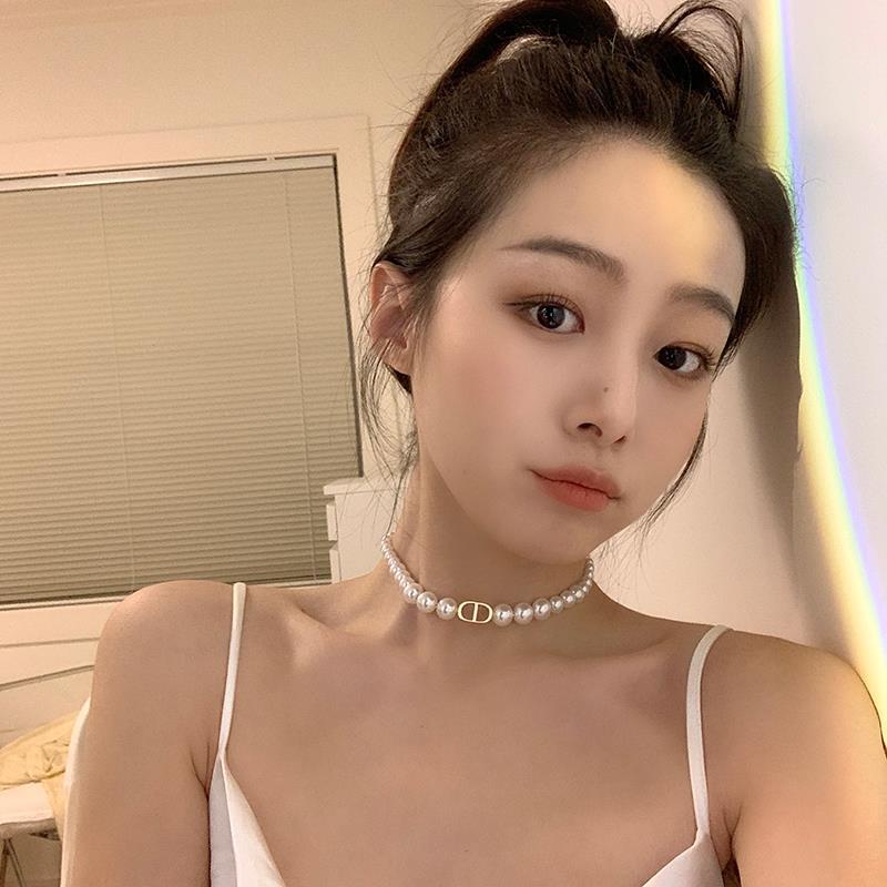 Dây Chuyền Ngọc Trai Cao Cấp Phong Cách Mới Hợp Thời Trang Cho Nữ