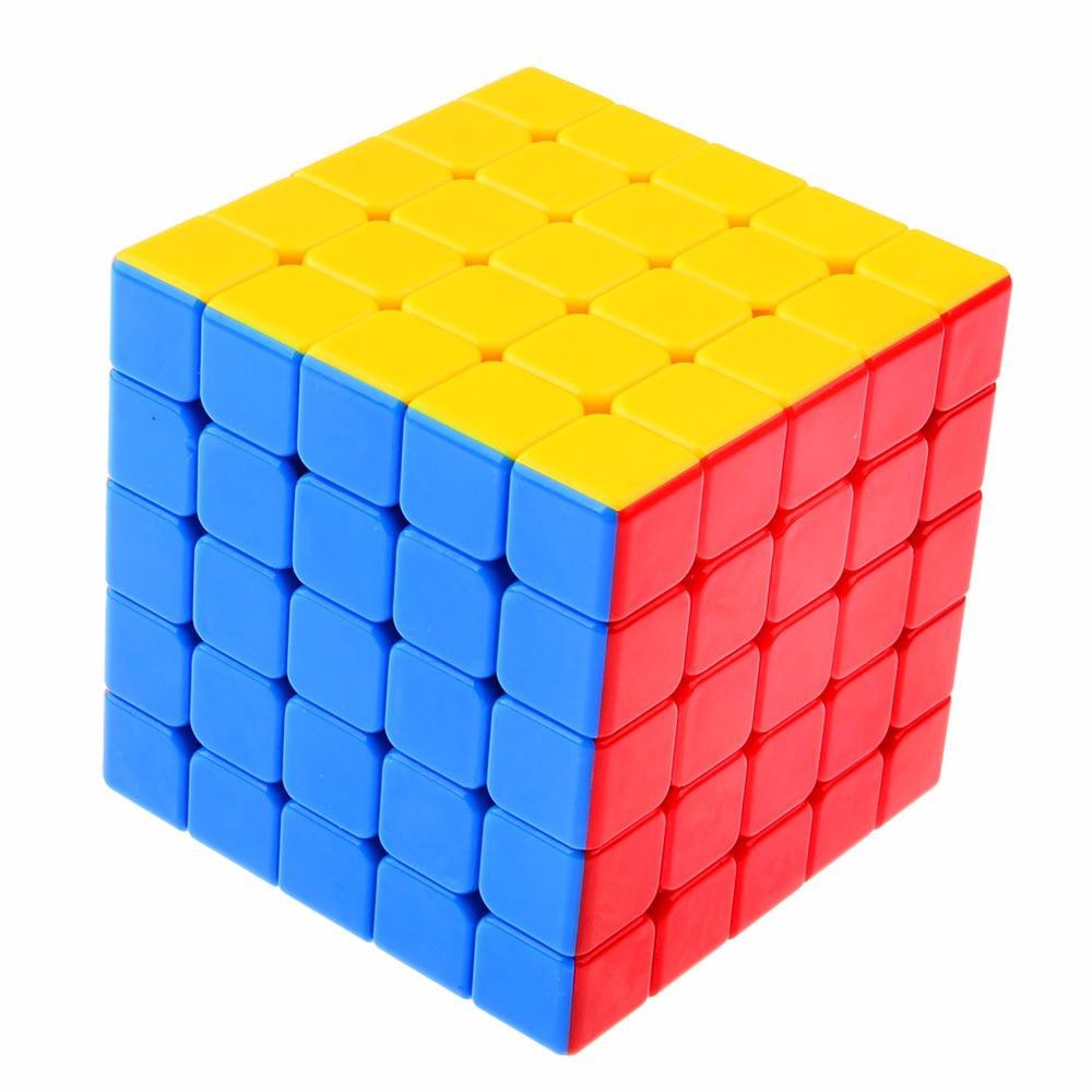 Rubik Cube - Ju Xing Toys 5x5x5 Cao Cấp Không Viền Loại Tốt DẠ QUANG Siêu Mượt