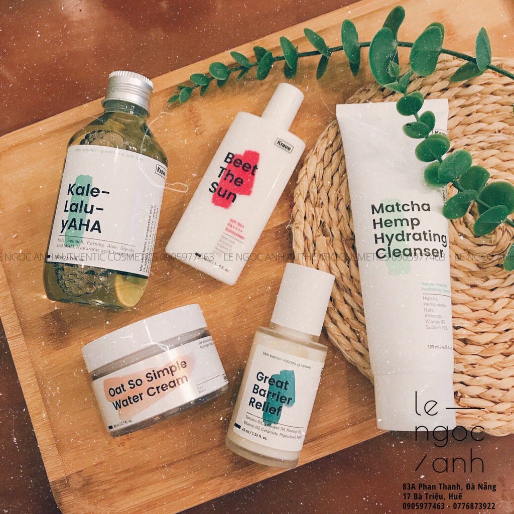 Toner tẩy da chết hoá học AHA Krave Kale-Lalu-YAHA | BigBuy360 - bigbuy360.vn