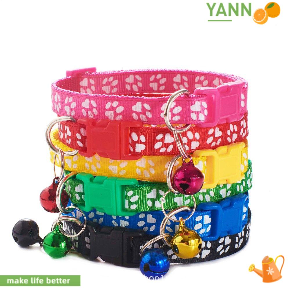 Vòng Cổ Thú Cưng Nhiều Màu Sắc Không Độc Hại Kèm Chuông Lắc 1