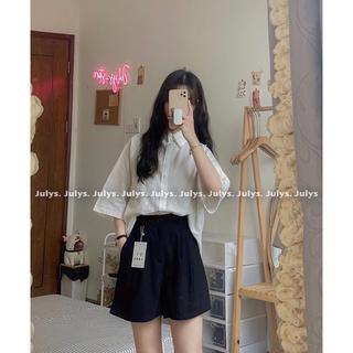 Quần short đũi thô cúc trước (ảnh thật kèm video)