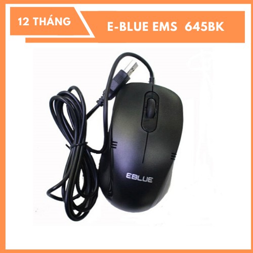 Chuột máy tính có dây E-Blue EMS 645BK - Hàng Chính Hãng