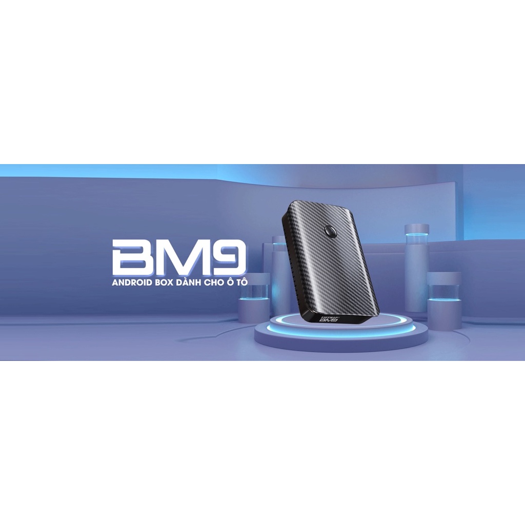 Android box VIETMAP BM9, thiết bị phát tín hiệu chạy trên hệ điều hành Android, giúp bạn chuyển đổi màn hình DVD Carplay