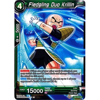 Thẻ bài Dragonball - bản tiếng Anh - Fledgling Duo Krillin / TB3-043'