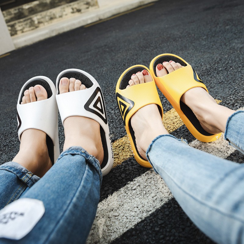 [Cực Chất] Dép lê popular tam giác đúc liền ⚡SIÊU HOT⚡Dép đúc liền Chất cao Su Size Từ 36-44