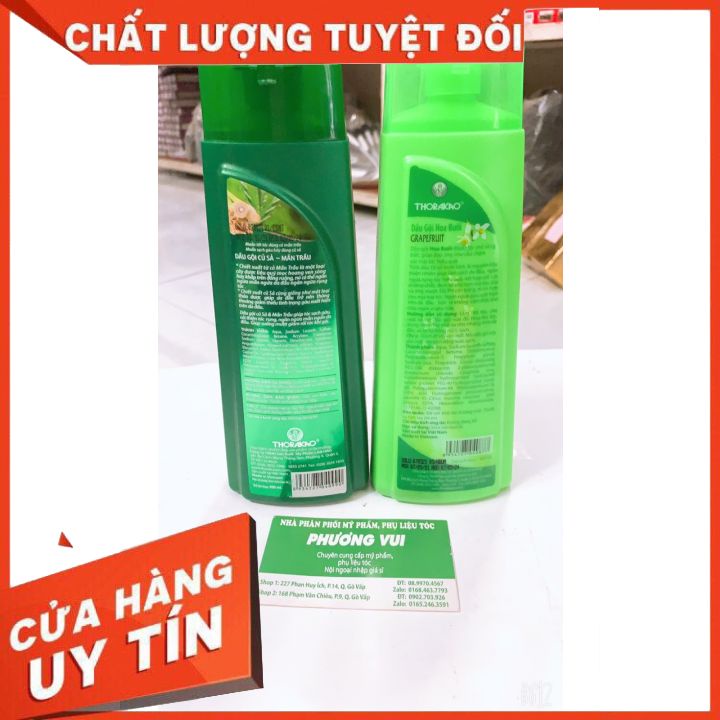 DẦU GỘI VÀ XẢ HOA BƯỞI 2 trong 1  NGĂN NGỪA RỤNG TÓC THORAKAO 400M  - ngăn ngừa rụng kích thích moc toc mượt mà óng ả