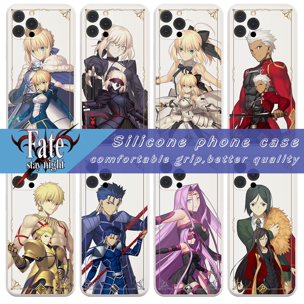 Ốp Điện Thoại Silicon Chống Rơi Chống Sốc Hình Fate/Grand Order Cho iPhone 11Pro Xs 7Plus Sebar FGO