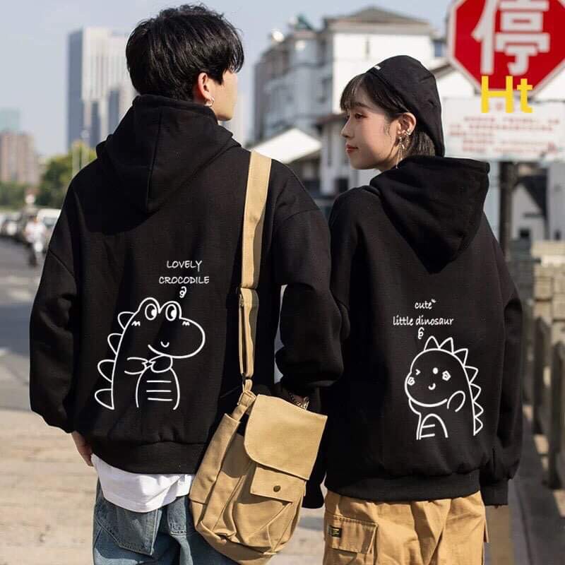 Áo hoodie khủng long cute HTH0121