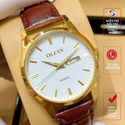 Đồng Hồ Nam Cao Cấp Dây Da Đẹp Chính Hãng OLEVS